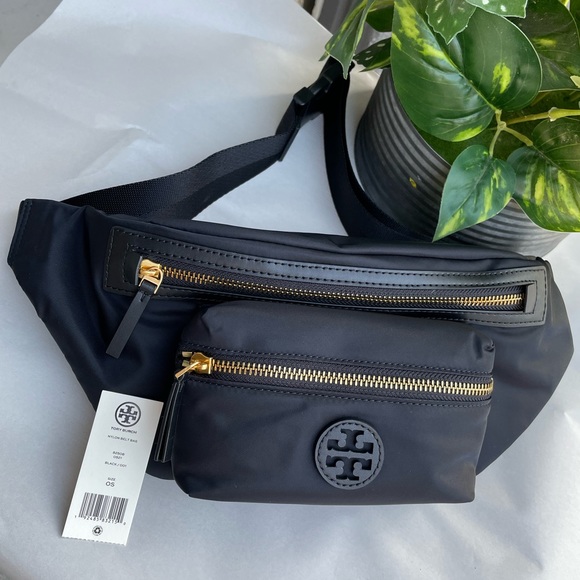 New, authentic Tory Burch nylon belt bag black 161103 - Picture 3 of 13